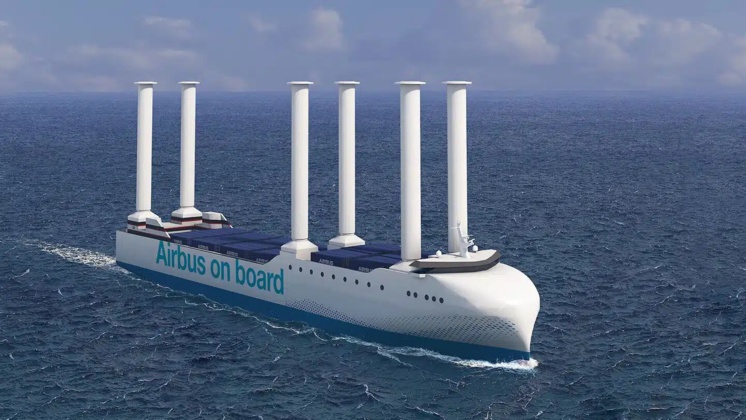 Airbus annonce une flotte océanique écologique équipée de Rotors Flettner Airbus annonce une flotte océanique écologique équipée de Rotors Flettner