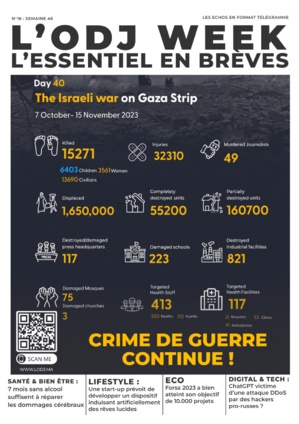 Parution de l'Hebdo Week N°16 de L'ODJ Média Parution de l'Hebdo Week N°16 de L'ODJ Média