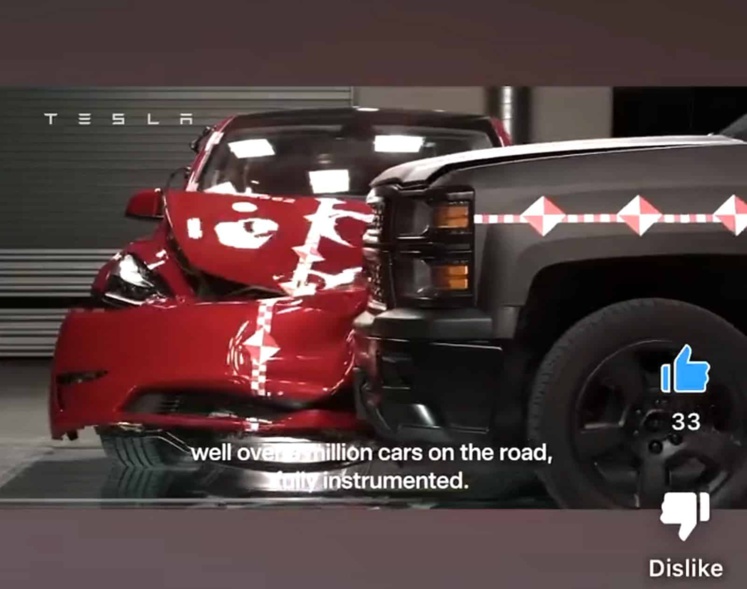 Tesla se lance dans la pub et mise sur la sécurité de ses voitures Tesla se lance dans la pub et mise sur la sécurité de ses voitures