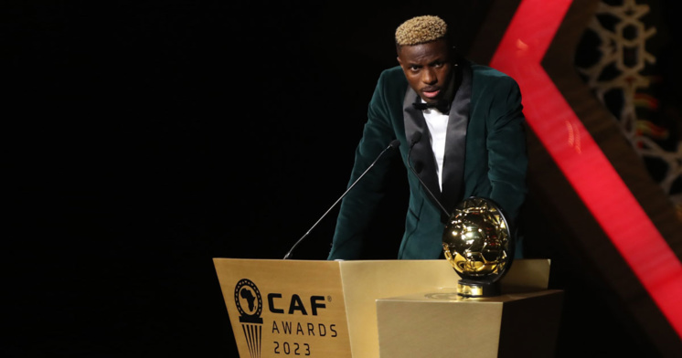 Victor Osimhen remporte le Ballon d'Or africain 2023
