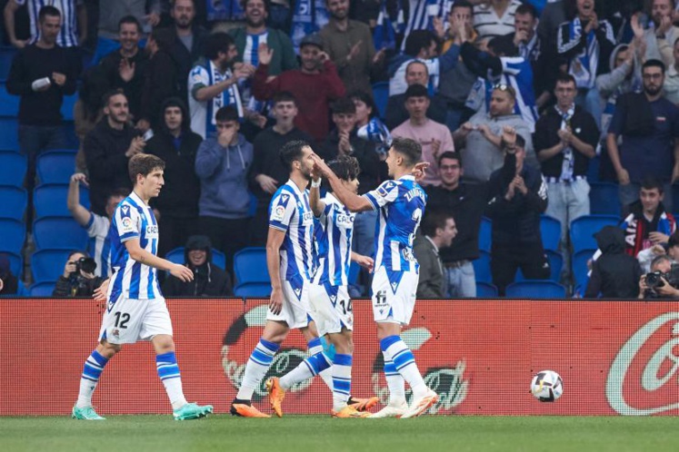 C1 : la Real Sociedad termine en tête du groupe D après son nul contre l'Inter C1 : la Real Sociedad termine en tête du groupe D après son nul contre l'Inter