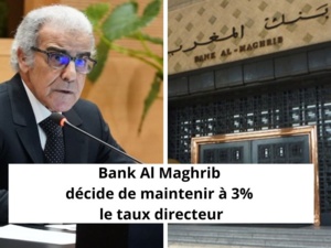Bank Al Maghrib analyse de la situation économique 2023 et décide de maintenir à 3% le taux directeur Bank Al Maghrib analyse de la situation économique 2023 et décide de maintenir à 3% le taux directeur