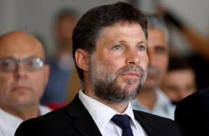 Le ministre des finances israélien, Bezalel Smotrich, à Petah Tikva, Israël, le 17 août 2023. AMIR COHEN / REUTERS