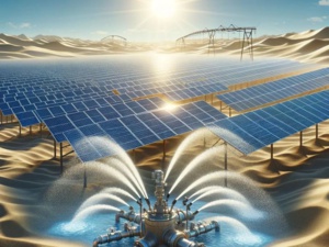 Le paradoxe de l’énergie solaire  : Quand le désert réclame de l'eau !