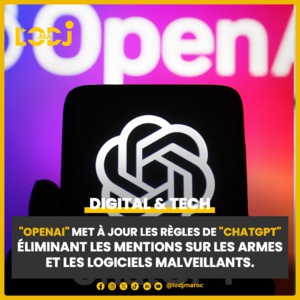 OpenAI interdit à ChatGPT de "développer des armes" ou de "coder des logiciels malveillants OpenAI interdit à ChatGPT de "développer des armes" ou de "coder des logiciels malveillants