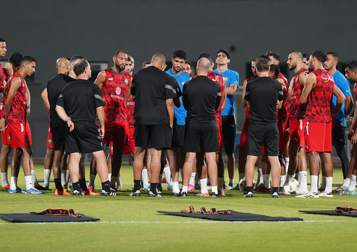 CAN 2023: les Lions de l'Atlas s'entraînent sans Hakim Ziyech