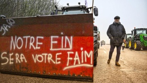 Manifestation de colère des agriculteurs en France