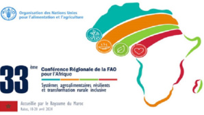 Le Maroc présidera la 33e session de la conférence régionale de la FAO pour l’Afrique Le Maroc présidera la 33e session de la conférence régionale de la FAO pour l’Afrique