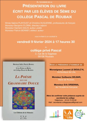 La poésie est une culture douce La poésie est une culture douce