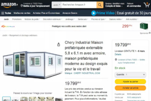 Amazon vend et livre des maisons pour moins de 200 000 DH Amazon vend et livre des maisons pour moins de 200 000 DH