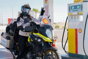 Afaf Hamdoune, première marocaine à effectuer un tour d’Afrique en moto Afaf Hamdoune, première marocaine à effectuer un tour d’Afrique en moto
