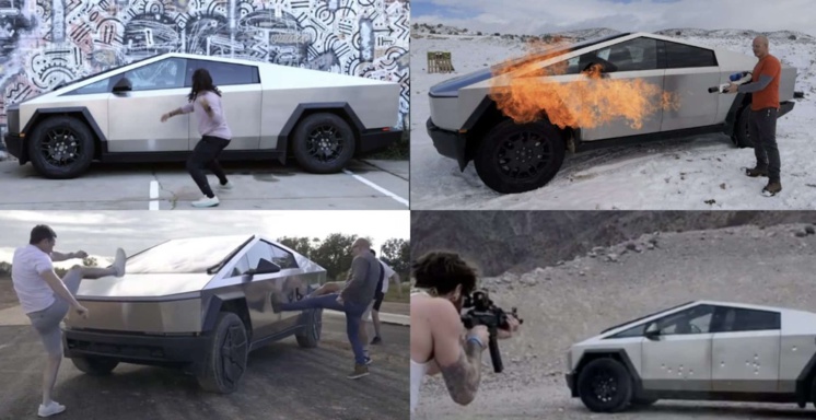 Tesla Cybertruck : pitié, arrêtez de le torturer !