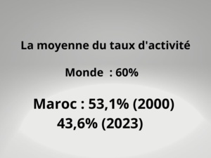 Etude sur le taux d'activité au Maroc Etude sur le taux d'activité au Maroc