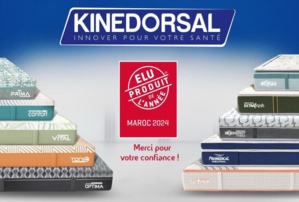 Kinédorsal « Elu Produit de l’Année 2024 » dans la catégorie des matelas Kinédorsal « Elu Produit de l’Année 2024 » dans la catégorie des matelas
