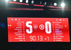 Angleterre : Arsenal s'amuse face à Chelsea et conforte son avance