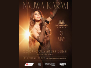  Najwa Karam se prépare à enflammer la scène de la Coca Cola Arena à Dubaï