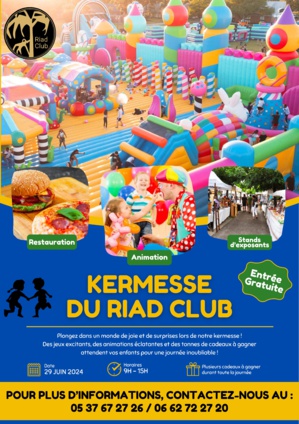 La kermesse du Riad Club Rabat La kermesse du Riad Club Rabat