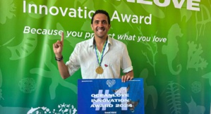 Saâd Abid remporte le prix « OCEANLOVE INNOVATION AWARD » avec son "Chbika" Saâd Abid remporte le prix « OCEANLOVE INNOVATION AWARD » avec son "Chbika"