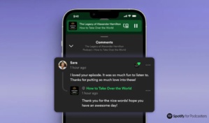 Spotify ajoute une fonction de commentaires pour les podcasts Spotify ajoute une fonction de commentaires pour les podcasts