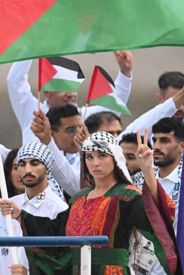 La déléguation palestinienne au JO Paris 2024 La déléguation palestinienne au JO Paris 2024