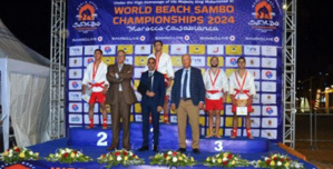 Trois Marocains médaillés de bronze au 4e championnat du monde de Sambo Beach à Casablanca Trois Marocains médaillés de bronze au 4e championnat du monde de Sambo Beach à Casablanca