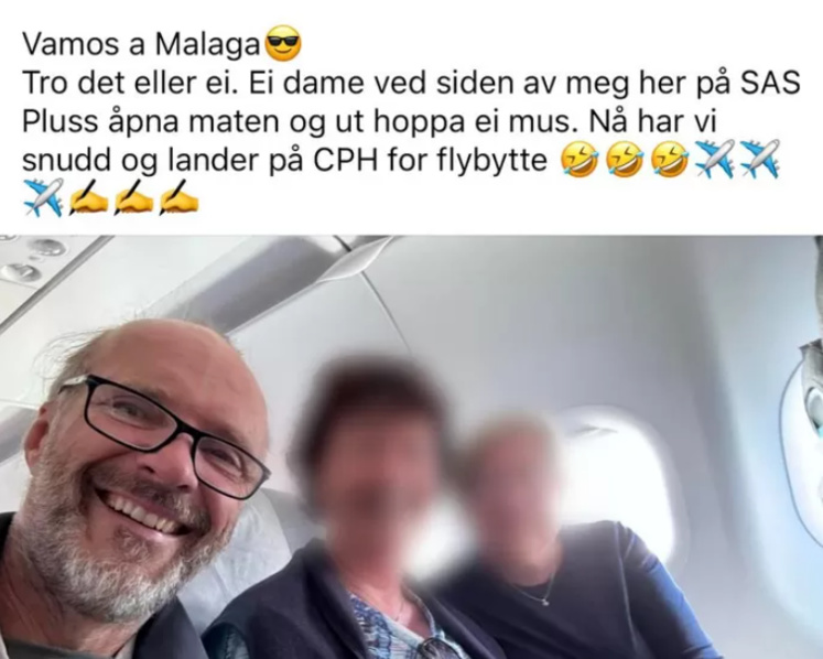 Un vol Oslo-Malaga fait demi-tour à cause d'une souris à bord Un vol Oslo-Malaga fait demi-tour à cause d'une souris à bord