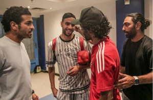 Réconciliation entre Hussein El Shahat et Mohamed Chibi Réconciliation entre Hussein El Shahat et Mohamed Chibi