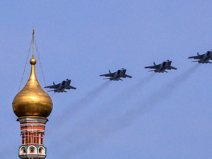 Décollage des bombardiers russes et alerte général Décollage des bombardiers russes et alerte général