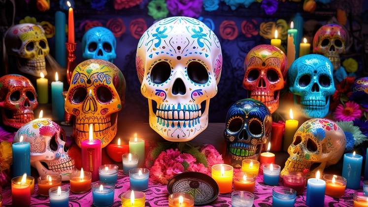 Exposition à l'UIR : Le " Dia de muertos " du Mexique pour les figuiers de barbarie disparus du Maroc Exposition à l'UIR : Le " Dia de muertos " du Mexique pour les figuiers de barbarie disparus du Maroc