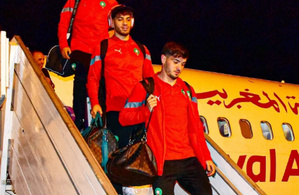 Le Maroc arrive à Franceville pour affronter le Gabon dans les éliminatoires de la CAN 2025 Le Maroc arrive à Franceville pour affronter le Gabon dans les éliminatoires de la CAN 2025