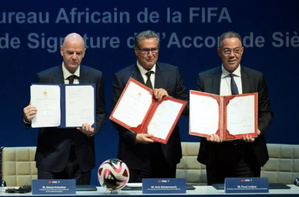 Le Maroc signe un protocole pour accueillir le siège régional de la FIFA en Afrique Le Maroc signe un protocole pour accueillir le siège régional de la FIFA en Afrique