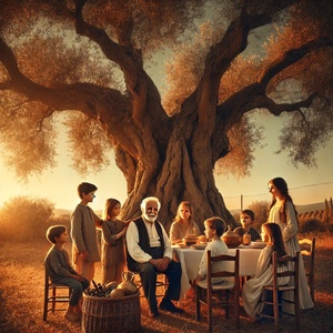 De là-haut, il veille, le grand-père De là-haut, il veille, le grand-père