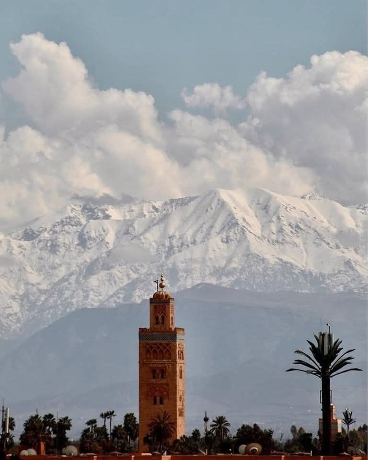 L'Atlas bien enneigé L'Atlas bien enneigé