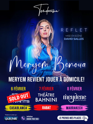 Meryem Benoua poursuit sa tournée à Rabat et Marrakech Meryem Benoua poursuit sa tournée à Rabat et Marrakech
