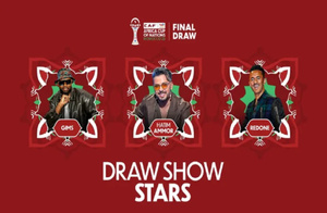 Une cérémonie grandiose : Hatim Ammor, Gims et RedOne en tête d'affiche pour le tirage au sort de la CAN 2025 Une cérémonie grandiose : Hatim Ammor, Gims et RedOne en tête d'affiche pour le tirage au sort de la CAN 2025