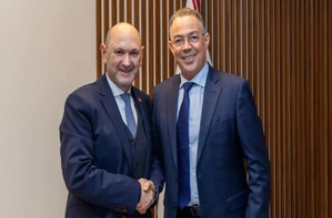 Rafael Louzán rencontre Fouzi Lekjaa à Rabat pour discuter de la candidature du Mondial 2030 Rafael Louzán rencontre Fouzi Lekjaa à Rabat pour discuter de la candidature du Mondial 2030