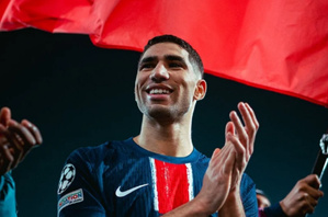Achraf Hakimi brille avec un doublé et offre la victoire au PSG contre Lyon (3-2) Achraf Hakimi brille avec un doublé et offre la victoire au PSG contre Lyon (3-2)