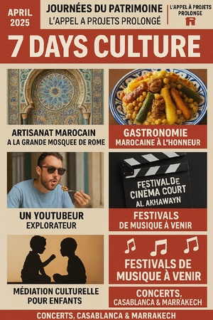 Podcast : L'essentiel de l'actualité "7 Days Culture du 02-03-2025” de la semaine Podcast : L'essentiel de l'actualité "7 Days Culture du 02-03-2025” de la semaine