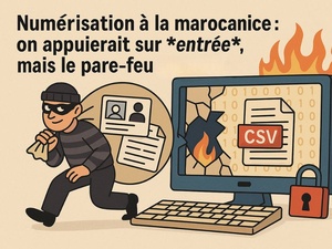 Numérisation à la marocaine : on a appuyé sur entrée, mais le pare-feu dormait un peu ! Numérisation à la marocaine : on a appuyé sur entrée, mais le pare-feu dormait un peu !