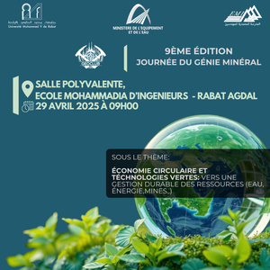 9ème Édition de la Journée du Génie Minéral 9ème Édition de la Journée du Génie Minéral