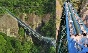 1.500 mètres d’escalator : la montagne, version paresseuse ! 1.500 mètres d’escalator : la montagne, version paresseuse !