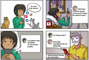 La HACA lutte contre la violence numérique avec une bande dessinée pédagogique La HACA lutte contre la violence numérique avec une bande dessinée pédagogique