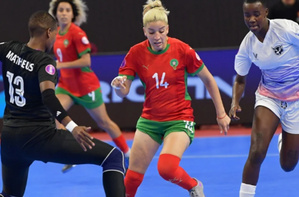 CAN Futsal Féminine 2025 : entrée en fanfare des Lionnes de l’Atlas face à la Namibie (8-1) CAN Futsal Féminine 2025 : entrée en fanfare des Lionnes de l’Atlas face à la Namibie (8-1)