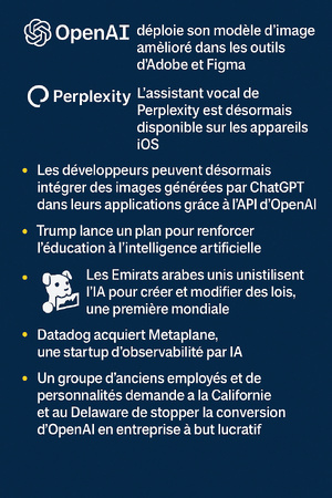 Revue de presse du monde IA du 24 Avril 2025 Revue de presse du monde IA du 24 Avril 2025