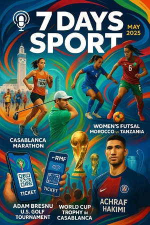 Podcast: l'essentiel de l' actualité "7 Days Sport du 05-05-2025" de la semaine