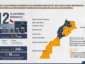 Douze plateformes d'urgence pour survivre à la prochaine catastrophe : le Maroc muscle sa résilience Douze plateformes d'urgence pour survivre à la prochaine catastrophe : le Maroc muscle sa résilience