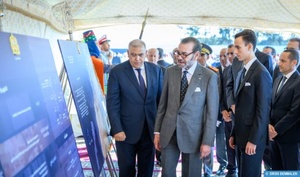 SM le Roi lance la construction de la plateforme de réserves de première nécessité de la région de Rabat SM le Roi lance la construction de la plateforme de réserves de première nécessité de la région de Rabat