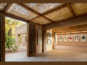 Le Pavillon Temporaire au Jardin Majorelle : l'exposition qui marie science et art Le Pavillon Temporaire au Jardin Majorelle : l'exposition qui marie science et art