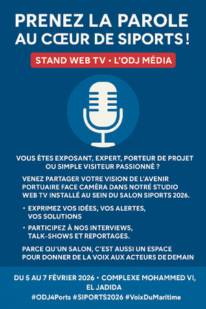 Le Maroc trace sa voie bleue : cap sur SIPORTS 2026 à El Jadida Le Maroc trace sa voie bleue : cap sur SIPORTS 2026 à El Jadida
