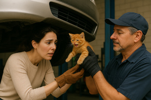 Une rencontre insolite de bon matin Une rencontre insolite de bon matin
